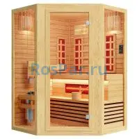 Комбинированная сауна двухместная угловая «COMFORT»