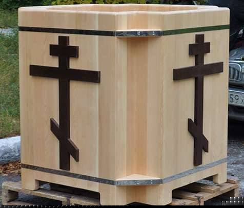 Новая купель для пензенского Храма Дмитрия Донского Новая купель для пензенского Храма Дмитрия Донского